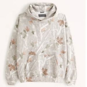 Abercrombie camo essential popover hoodie